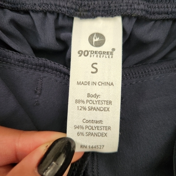 90 degree by reflex pants. Color Dark Navy. Size small. New. - Picture 4 of 5
